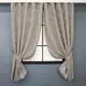 Комплект(2шт. 1,3х1,7м) коротких штор жаккард, "Allure". Цвет пудровый. Код 1613ш 35-0273