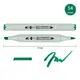 Маркер спиртовой Santi Brush SA-54 390976 виридиан зеленый