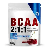 Аминокислота BCAA Quamtrax BCAA 2:1:1, 500 грамм Вишня