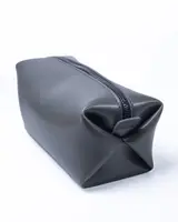 Косметичка еко шкіряна сіра Розміри 22*11*11