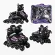 Роликовые коньки Best Roller 94-23 L колеса PU светятся (размер 39-43). Black (193051)
