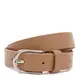 Женский кожаный ремень Borsa Leather 100v1genw79-caramel