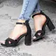 Женские босоножки Fashion Catchy 3104 38 размер 24,5 см Черный