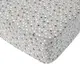 Простынь Iris Home ранфорс - Small Stars серый 140*200+25 на резинке