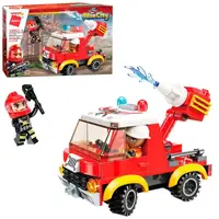 Конструктор Qman Пожарная машина 12011-1 110 деталей