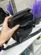 АКЦИЯ! Натуральная кожа. Черная вместительная сумка с регулируемым длинным ремнем - 22х26 см (1796-4)