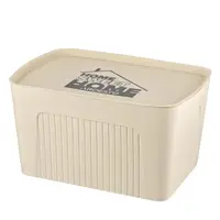 Ящик с крышкой для хранения Ardesto ARHC2523B 45.5х31х24.5 см бежевый