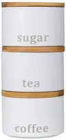 Набір для зберігання Husla Hygge White 73941 0.95 л 6 предметів білі