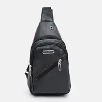 Чоловічий рюкзак через плече Monsen C1921bl-black