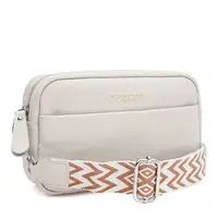 Женская кожаная сумка Borsa Leather K15-5818w-white