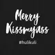 Футболка мужская "Merry Kissmyass", Черный, XXL, английский