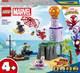 Конструктор игровой Marvel Команда Паука на маяке Зеленого Гоблина 10790 149 деталей