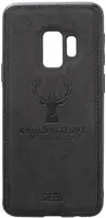 Чехол-накладка TOTO Deer Shell With Leather Effect Case Samsung Galaxy S9 Black