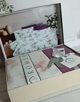 Poplin Rose murdum постель с поплиной. Евро размер. Romeo home Турция.