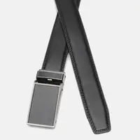 Мужской кожаный ремень Borsa Leather C133-0277-1 Черный