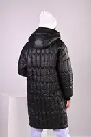 Пальто куртка жіноче зимове чорне код П584