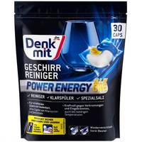 Капсули для посудомийної машини Denkmit Geschirr-Reiniger Power Energy All in One Caps 4066447793178 30 шт