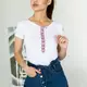 Вышиванка женская Moderika Нежная с красным XXXL