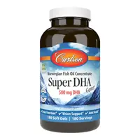 Жирные кислоты Carlson Labs Super DHA Gems 500 mg 180 капсул