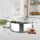 Кастрюля с крышкой Maestro MR-3514-22 22 см 2 л серебристая