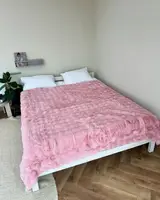 Плед Dushka Home Шиншилла 20991 200х230 см розовый