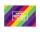 Открытка "Happy birthday to you" 10х15 см