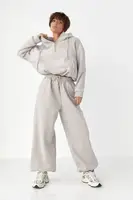 Спортивний костюм оверсайз із плюшевим начосом - сірий цвет, L/XL