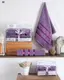 Набор полотенец Турция Gulcan Lux Cotton Violet 90х50см (2 шт) + 140х70см (2 шт)