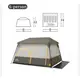 Палатка шестиместная Naturehike Cape 8.4 CNK2450WS050 с быстрым раскрытием, серо-коричневая