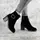 Ботильоны женские зимние Fashion Napolean 2377 41 размер 26 см Черный