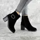 Ботильоны женские зимние Fashion Napolean 2377 41 размер 26 см Черный