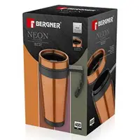 Термокружка Bergner Neon Classic BG-37516-OR 400 мл помаранчева