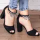 Женские босоножки Fashion Aziza 3076 38 размер 24,5 см Черный