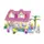 Детский конструктор Ausini. "Дом мечты" 410 деталей. Pink and Yellow (23415)