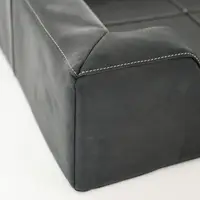 КОЖАНЫЙ КРОВАТЬ-ДИВАН ДЛЯ СОБАК BLACK LEATHER (L): 76×106×20 СМ
