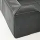 КОЖАНЫЙ КРОВАТЬ-ДИВАН ДЛЯ СОБАК BLACK LEATHER (L): 76×106×20 СМ