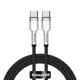 Кабель BASEUS Type-C to Type-C Cafule Series Metal Data Cable |1m, 5A, 100W, PD| (CATJK-C02)