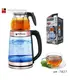 Электрочайник Hoffmans HM-7827 1800W • Стеклянный чайник с заварником 2,2 л + 0,5 л для быстрых напитков