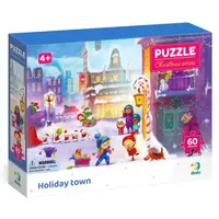 Пазлы DoDo Toys Праздничный городок 300576 60 деталей
