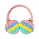 Беспроводные детские наушники POP IT Bluetooth P361 Розовые