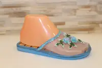 Капці кімнатні жіночі блакитні код Тп136