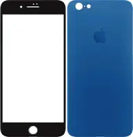Защитное стекло TOTO 2,5D Full cover Tempered Glass front and back for iPhone 6/6S Plus Blue