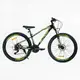 Велосипед спортивный Corso Blade 26", рама алюминиевая 13", оборудование Shimano, 21 скорость, собран на 75%. Black and yellow (154905)