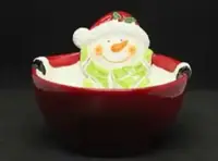 Салатник OLens НГ-Пику-Йолу Снеговик 7938-8 7х16 см