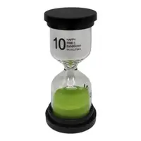 Песочные часы на 10 мин, высота – 10 см (зеленый)