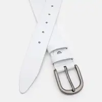 Женский кожаный ремень Borsa Leather 110v1genw112-white