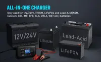 Автомобильное интеллектуальное зарядное устройство HTRC P10 12V/10А, 24V/5A