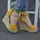 Женские босоножки Fashion Labelle 2709 40 размер 25 см Желтый