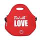 Сумка для обедов Bergner Food with love BGEU-2963-6 5 предметов 30х30х17 см красная