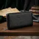 Вертикальный бумажник унисекс из мягкой натуральной кожи ST Leather 22743 Черный